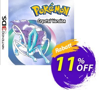 Pokémon Crystal Version 3DS Coupon, discount Pokémon Crystal Version 3DS Deal. Promotion: Pokémon Crystal Version 3DS Exclusive Easter Sale offer 