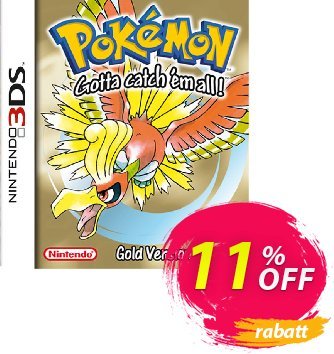 Pokémon Gold Version 3DS discount coupon Pokémon Gold Version 3DS Deal - Pokémon Gold Version 3DS Exclusive Easter Sale offer 