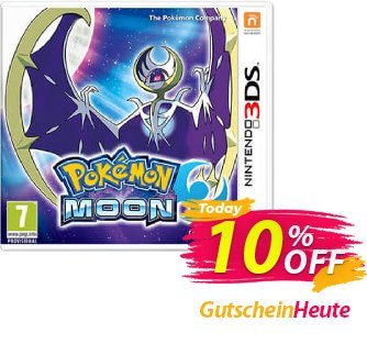 Pokemon Moon 3DS - Game Code Gutschein Pokemon Moon 3DS - Game Code Deal Aktion: Pokemon Moon 3DS - Game Code Exclusive Easter Sale offer 