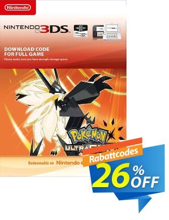 Pokemon Ultra Sun 3DS Coupon, discount Pokemon Ultra Sun 3DS Deal. Promotion: Pokemon Ultra Sun 3DS Exclusive Easter Sale offer 