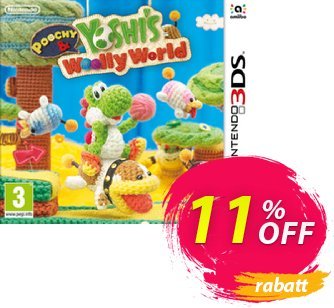 Poochy and Yoshi´s Woolly World 3DS - Game Code Coupon, discount Poochy and Yoshi´s Woolly World 3DS - Game Code Deal. Promotion: Poochy and Yoshi´s Woolly World 3DS - Game Code Exclusive Easter Sale offer 