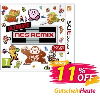 Ultimate NES Remix 3DS - Game Code Coupon, discount Ultimate NES Remix 3DS - Game Code Deal. Promotion: Ultimate NES Remix 3DS - Game Code Exclusive Easter Sale offer 