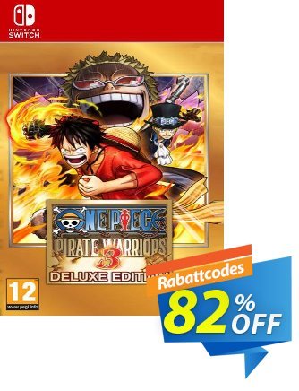 One Piece Pirate Warriors 3 - Deluxe Edition Switch - EU  Gutschein One Piece Pirate Warriors 3 - Deluxe Edition Switch (EU) Deal Aktion: One Piece Pirate Warriors 3 - Deluxe Edition Switch (EU) Exclusive Easter Sale offer 
