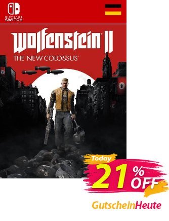 Wolfenstein II 2 The New Colossus Switch (Germany) discount coupon Wolfenstein II 2 The New Colossus Switch (Germany) Deal - Wolfenstein II 2 The New Colossus Switch (Germany) Exclusive Easter Sale offer 