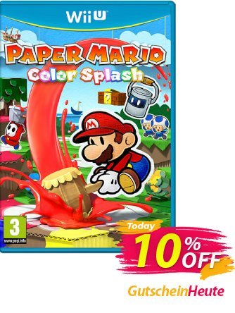 Paper Mario Color Splash Wii U - Game Code discount coupon Paper Mario Color Splash Wii U - Game Code Deal - Paper Mario Color Splash Wii U - Game Code Exclusive Easter Sale offer 