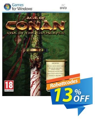 Age of Conan : Rise of the Godslayer (PC) Coupon, discount Age of Conan : Rise of the Godslayer (PC) Deal. Promotion: Age of Conan : Rise of the Godslayer (PC) Exclusive Easter Sale offer 