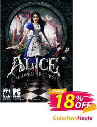 Alice Madness Returns PC Gutschein Alice Madness Returns PC Deal Aktion: Alice Madness Returns PC Exclusive Easter Sale offer 