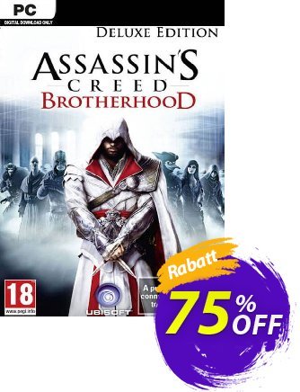 Assassin's Creed: Brotherhood - Deluxe Edition PC Gutschein Assassin's Creed: Brotherhood - Deluxe Edition PC Deal Aktion: Assassin's Creed: Brotherhood - Deluxe Edition PC Exclusive Easter Sale offer 