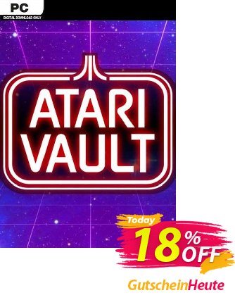 Atari Vault PC Coupon, discount Atari Vault PC Deal. Promotion: Atari Vault PC Exclusive Easter Sale offer 
