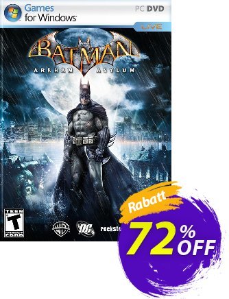 Batman: Arkham Asylum PC Coupon, discount Batman: Arkham Asylum PC Deal. Promotion: Batman: Arkham Asylum PC Exclusive Easter Sale offer 