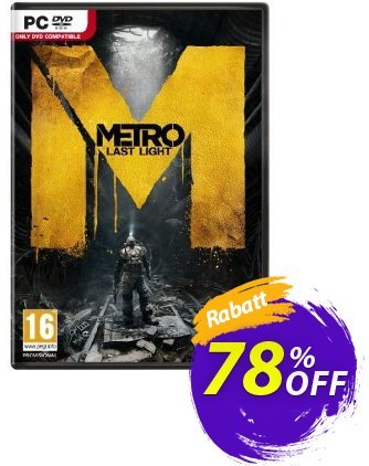 Metro Last Light (PC) Coupon, discount Metro Last Light (PC) Deal. Promotion: Metro Last Light (PC) Exclusive offer 