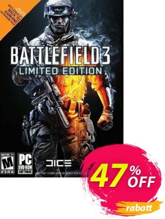 Battlefield 3 Limited Edition PC Coupon, discount Battlefield 3 Limited Edition PC Deal. Promotion: Battlefield 3 Limited Edition PC Exclusive Easter Sale offer 