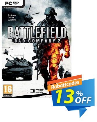 Battlefield: Bad Company 2 - PC  Gutschein Battlefield: Bad Company 2 (PC) Deal Aktion: Battlefield: Bad Company 2 (PC) Exclusive Easter Sale offer 
