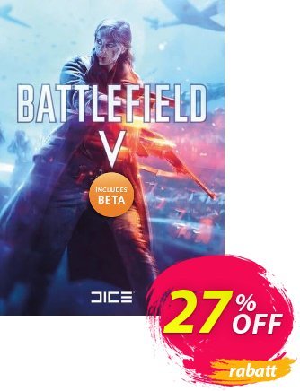 Battlefield V 5 PC + BETA Gutschein Battlefield V 5 PC + BETA Deal Aktion: Battlefield V 5 PC + BETA Exclusive Easter Sale offer 