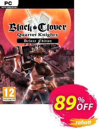 Black Clover: Quartet Knights Deluxe Edition PC Gutschein Black Clover: Quartet Knights Deluxe Edition PC Deal Aktion: Black Clover: Quartet Knights Deluxe Edition PC Exclusive Easter Sale offer 