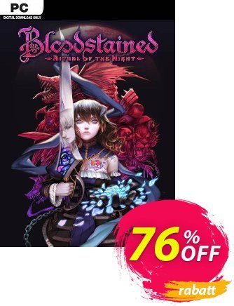 Bloodstained: Ritual of the Night PC Coupon, discount Bloodstained: Ritual of the Night PC Deal. Promotion: Bloodstained: Ritual of the Night PC Exclusive Easter Sale offer 