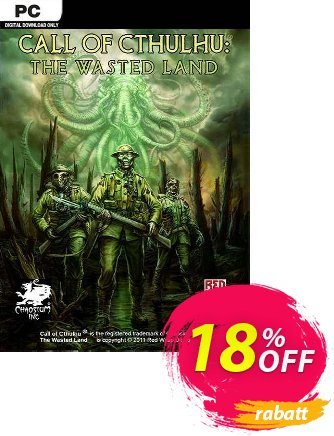 Call of Cthulhu The Wasted Land PC discount coupon Call of Cthulhu The Wasted Land PC Deal - Call of Cthulhu The Wasted Land PC Exclusive Easter Sale offer 