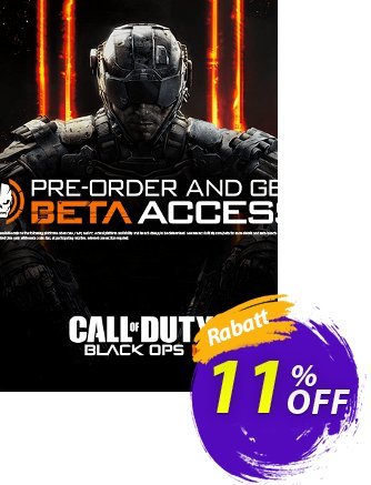 Call of Duty (COD): Black Ops III 3 + Beta Access (PC) Coupon, discount Call of Duty (COD): Black Ops III 3 + Beta Access (PC) Deal. Promotion: Call of Duty (COD): Black Ops III 3 + Beta Access (PC) Exclusive Easter Sale offer 