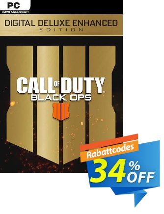 Call of Duty (COD) Black Ops 4 Deluxe Enhanced Edition PC (APAC) Coupon, discount Call of Duty (COD) Black Ops 4 Deluxe Enhanced Edition PC (APAC) Deal. Promotion: Call of Duty (COD) Black Ops 4 Deluxe Enhanced Edition PC (APAC) Exclusive Easter Sale offer 