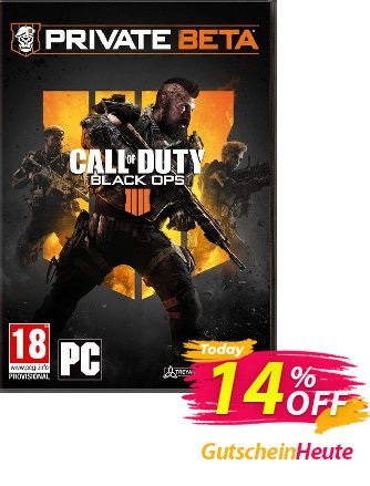 Call of Duty (COD) Black Ops 4 PC Beta Coupon, discount Call of Duty (COD) Black Ops 4 PC Beta Deal. Promotion: Call of Duty (COD) Black Ops 4 PC Beta Exclusive Easter Sale offer 