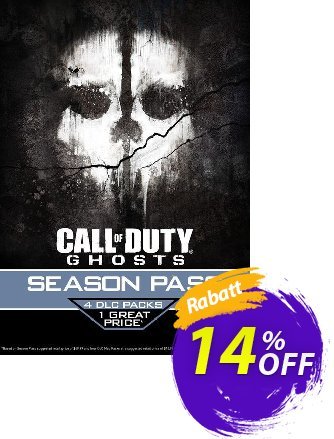 Call of Duty (COD): Ghosts - Season Pass (PC) Coupon, discount Call of Duty (COD): Ghosts - Season Pass (PC) Deal. Promotion: Call of Duty (COD): Ghosts - Season Pass (PC) Exclusive Easter Sale offer 