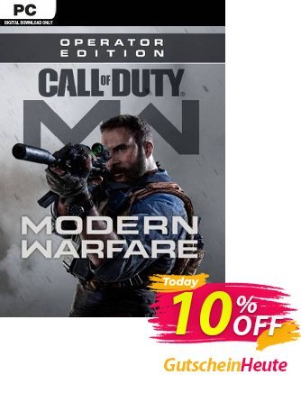 Call of Duty: Modern Warfare - Operator Edition PC (EU) Coupon, discount Call of Duty: Modern Warfare - Operator Edition PC (EU) Deal. Promotion: Call of Duty: Modern Warfare - Operator Edition PC (EU) Exclusive Easter Sale offer 