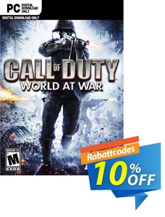 Call of Duty - COD World at War PC Gutschein Call of Duty (COD) World at War PC Deal Aktion: Call of Duty (COD) World at War PC Exclusive Easter Sale offer 