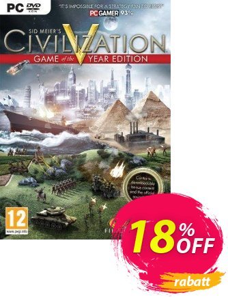 Civilization V 5 - Game Of The Year Edition PC Gutschein Civilization V 5 - Game Of The Year Edition PC Deal Aktion: Civilization V 5 - Game Of The Year Edition PC Exclusive Easter Sale offer 