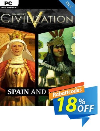 Civilization V Civ and Scenario Double Pack Spain and Inca PC discount coupon Civilization V Civ and Scenario Double Pack Spain and Inca PC Deal - Civilization V Civ and Scenario Double Pack Spain and Inca PC Exclusive Easter Sale offer 