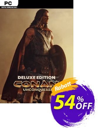 Conan Unconquered Deluxe Edition PC Gutschein Conan Unconquered Deluxe Edition PC Deal Aktion: Conan Unconquered Deluxe Edition PC Exclusive Easter Sale offer 