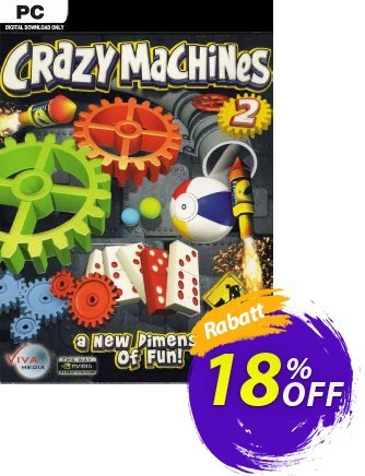 Crazy Machines 2 PC Coupon, discount Crazy Machines 2 PC Deal. Promotion: Crazy Machines 2 PC Exclusive Easter Sale offer 