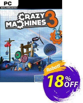 Crazy Machines 3 PC Gutschein Crazy Machines 3 PC Deal Aktion: Crazy Machines 3 PC Exclusive Easter Sale offer 