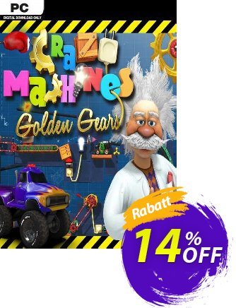 Crazy Machines Golden Gears PC discount coupon Crazy Machines Golden Gears PC Deal - Crazy Machines Golden Gears PC Exclusive Easter Sale offer 