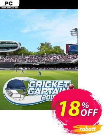 Cricket Captain 2015 PC Coupon, discount Cricket Captain 2015 PC Deal. Promotion: Cricket Captain 2015 PC Exclusive Easter Sale offer 