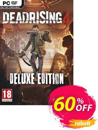 Dead Rising 4 Deluxe Edition PC Coupon, discount Dead Rising 4 Deluxe Edition PC Deal. Promotion: Dead Rising 4 Deluxe Edition PC Exclusive Easter Sale offer 