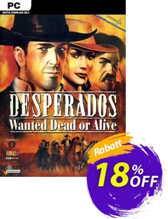Desperados Wanted Dead or Alive PC Coupon, discount Desperados Wanted Dead or Alive PC Deal. Promotion: Desperados Wanted Dead or Alive PC Exclusive Easter Sale offer 