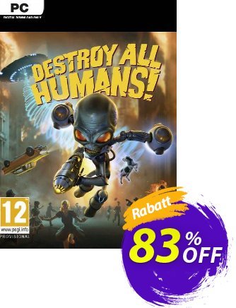 Destroy All Humans! PC Coupon, discount Destroy All Humans! PC Deal. Promotion: Destroy All Humans! PC Exclusive Easter Sale offer 