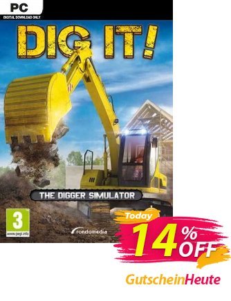 DIG IT! A Digger Simulator PC Gutschein DIG IT! A Digger Simulator PC Deal Aktion: DIG IT! A Digger Simulator PC Exclusive Easter Sale offer 