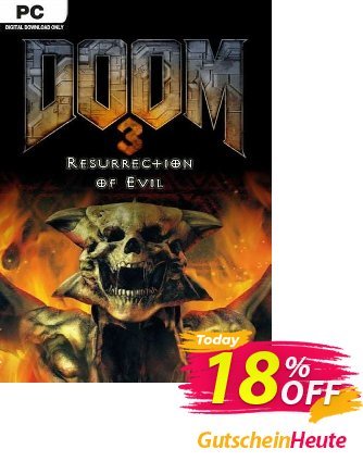 DOOM 3 Resurrection of Evil PC Coupon, discount DOOM 3 Resurrection of Evil PC Deal. Promotion: DOOM 3 Resurrection of Evil PC Exclusive Easter Sale offer 