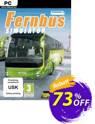 Fernbus Simulator PC Coupon, discount Fernbus Simulator PC Deal. Promotion: Fernbus Simulator PC Exclusive Easter Sale offer 