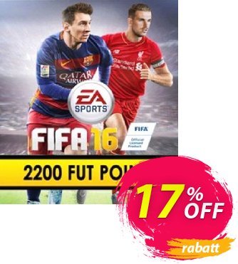 FIFA 16 PC 2200 FUT Points discount coupon FIFA 16 PC 2200 FUT Points Deal - FIFA 16 PC 2200 FUT Points Exclusive Easter Sale offer 