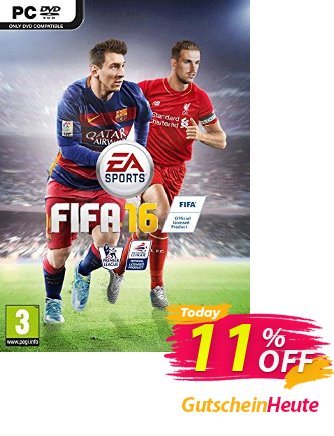 FIFA 16 PC Coupon, discount FIFA 16 PC Deal. Promotion: FIFA 16 PC Exclusive Easter Sale offer 