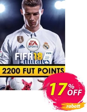 FIFA 18 - 2200 FUT Points PC Gutschein FIFA 18 - 2200 FUT Points PC Deal Aktion: FIFA 18 - 2200 FUT Points PC Exclusive Easter Sale offer 