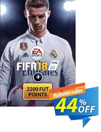 FIFA 18 PC + 2200 FUT Points Gutschein FIFA 18 PC + 2200 FUT Points Deal Aktion: FIFA 18 PC + 2200 FUT Points Exclusive Easter Sale offer 