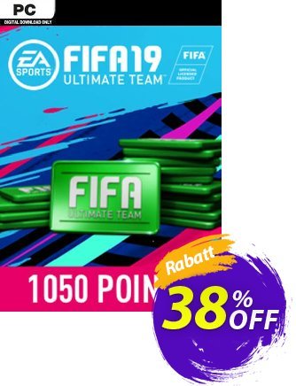 FIFA 19 - 1050 FUT Points PC Gutschein FIFA 19 - 1050 FUT Points PC Deal Aktion: FIFA 19 - 1050 FUT Points PC Exclusive Easter Sale offer 