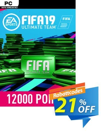 FIFA 19 - 12000 FUT Points PC Gutschein FIFA 19 - 12000 FUT Points PC Deal Aktion: FIFA 19 - 12000 FUT Points PC Exclusive Easter Sale offer 