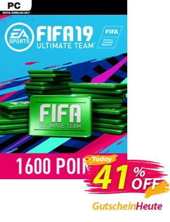FIFA 19 - 1600 FUT Points PC Gutschein FIFA 19 - 1600 FUT Points PC Deal Aktion: FIFA 19 - 1600 FUT Points PC Exclusive Easter Sale offer 