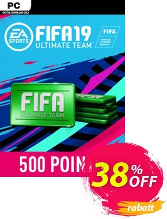 FIFA 19 - 500 FUT Points PC Gutschein FIFA 19 - 500 FUT Points PC Deal Aktion: FIFA 19 - 500 FUT Points PC Exclusive Easter Sale offer 