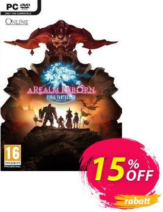 Final Fantasy XIV 14: A Realm Reborn PC Coupon, discount Final Fantasy XIV 14: A Realm Reborn PC Deal. Promotion: Final Fantasy XIV 14: A Realm Reborn PC Exclusive Easter Sale offer 