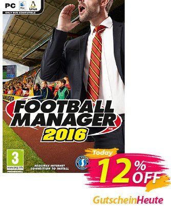 Football Manager 2016 PC/Mac Gutschein Football Manager 2016 PC/Mac Deal Aktion: Football Manager 2016 PC/Mac Exclusive Easter Sale offer 